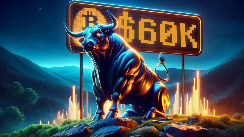 Bitcoin phá vỡ rào cản 60.000 USD, sắp xếp hạng cao hơn Meta theo giá trị thị trường 1 anh minh hoa 5053.jpg