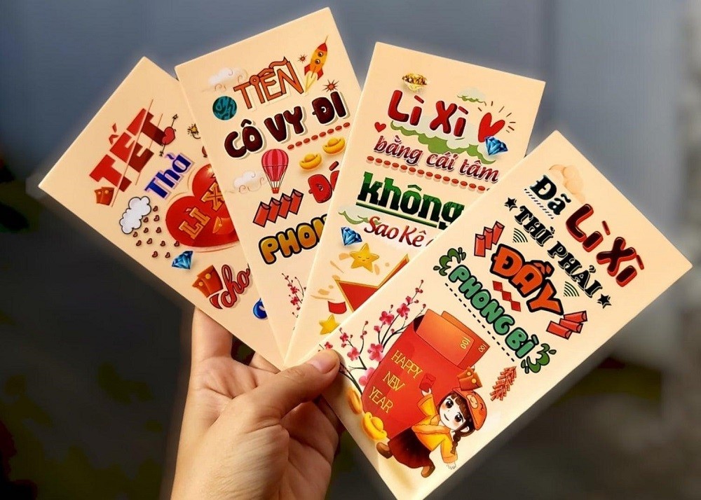 Điểm tên Ngân hàng lì xì tiền mặt cho khách hàng đầu năm Giáp Thìn 1 li