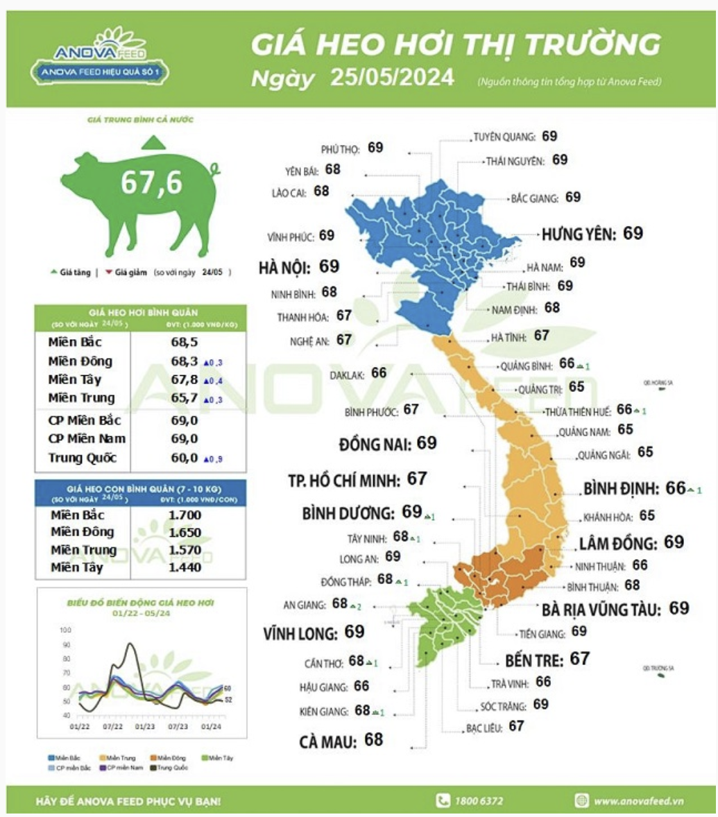 Doanh nghiệp chăn nuôi heo “lời to” trong quý 1/2024 2 Nguồn: AnovaFeed