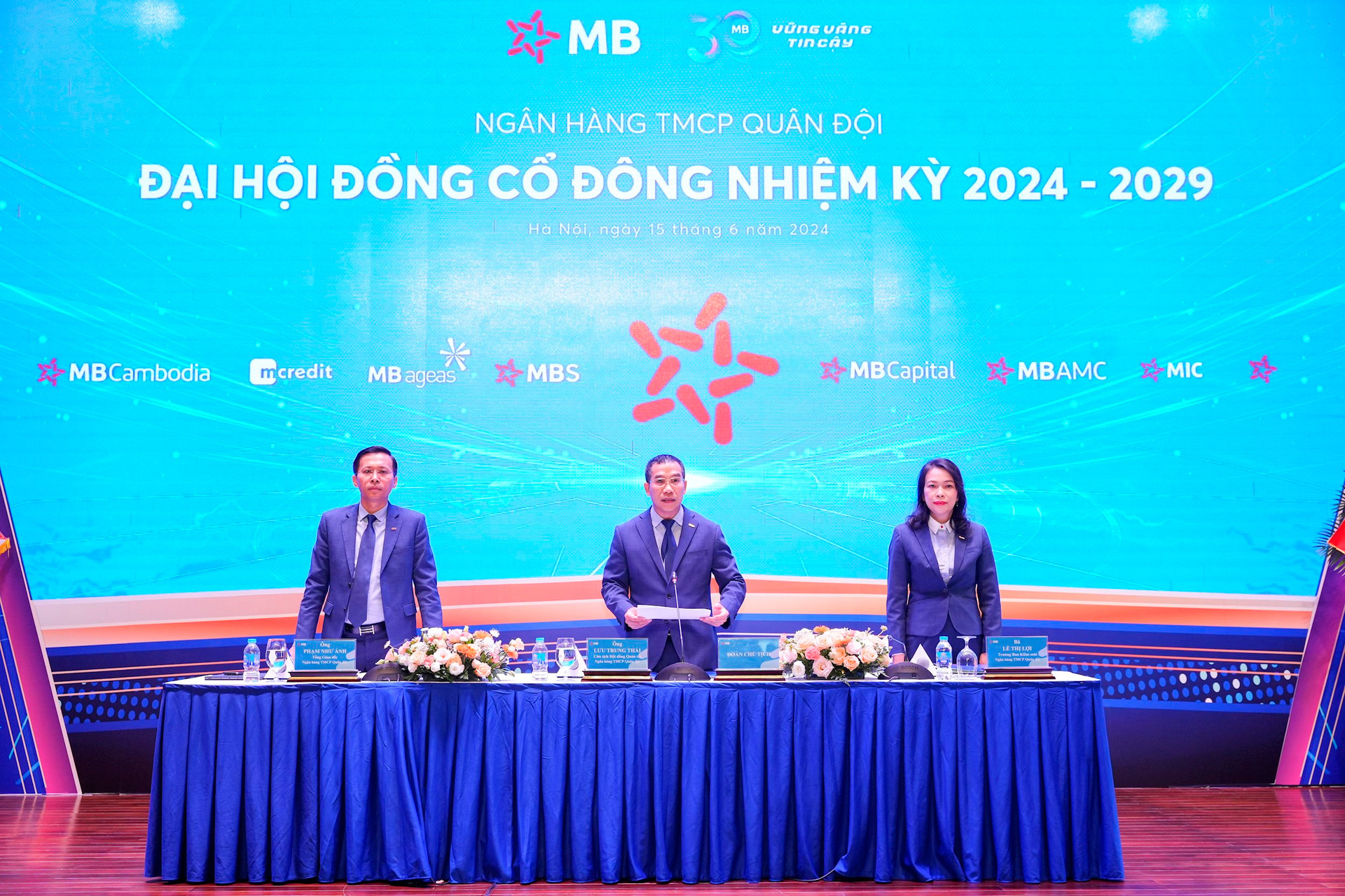 MB ra mắt dàn lãnh đạo mới 1 MB bầu Hội đồng Quản trị, Ban Kiểm soát mới