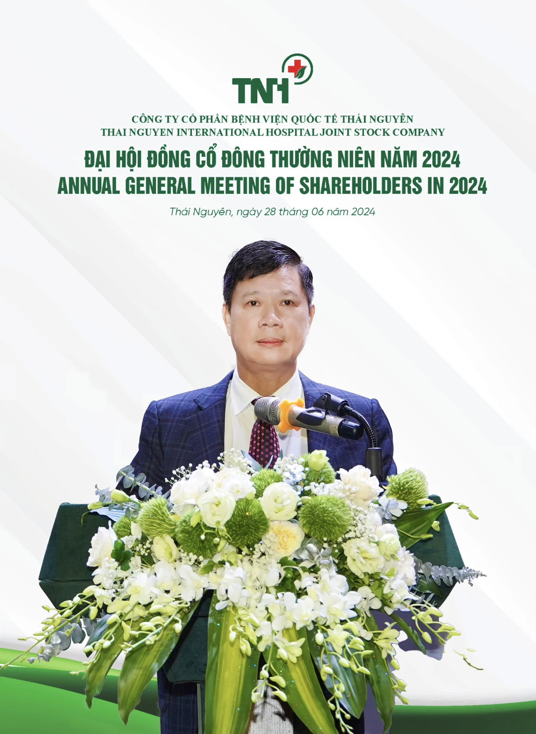 Bệnh viện Thái Nguyên (TNH) đổi tên, mở rộng cửa cho nhà đầu tư nước ngoài 2 Ong Hoang Tuyen Chu tich TNH jpg