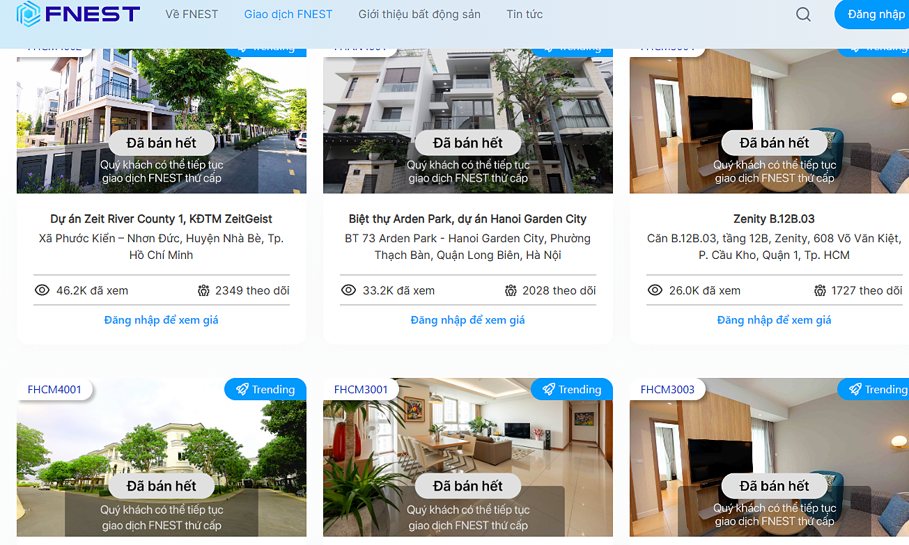 VPS kéo nhà đầu tư vào mô hình đầu tư bất động sản chia nhỏ 1 các dự án được kêu gọi đầu tư trên Fnest