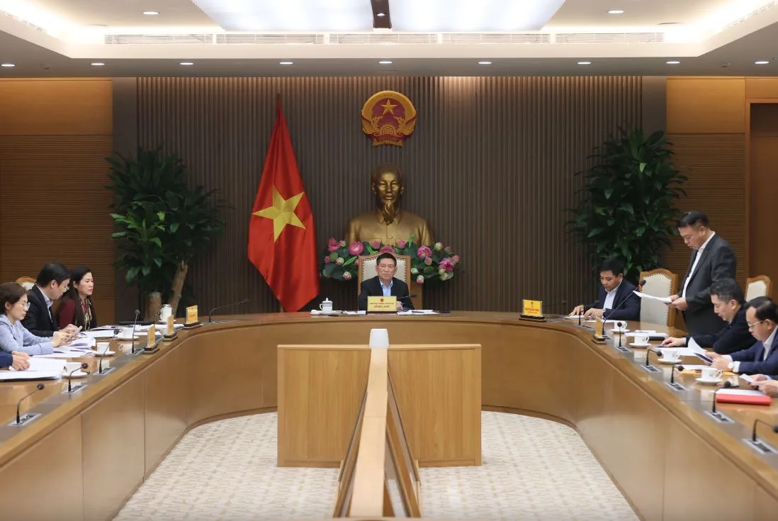 Phó thủ tướng Hồ Đức Phớc họp với 2 bộ hợp nhất