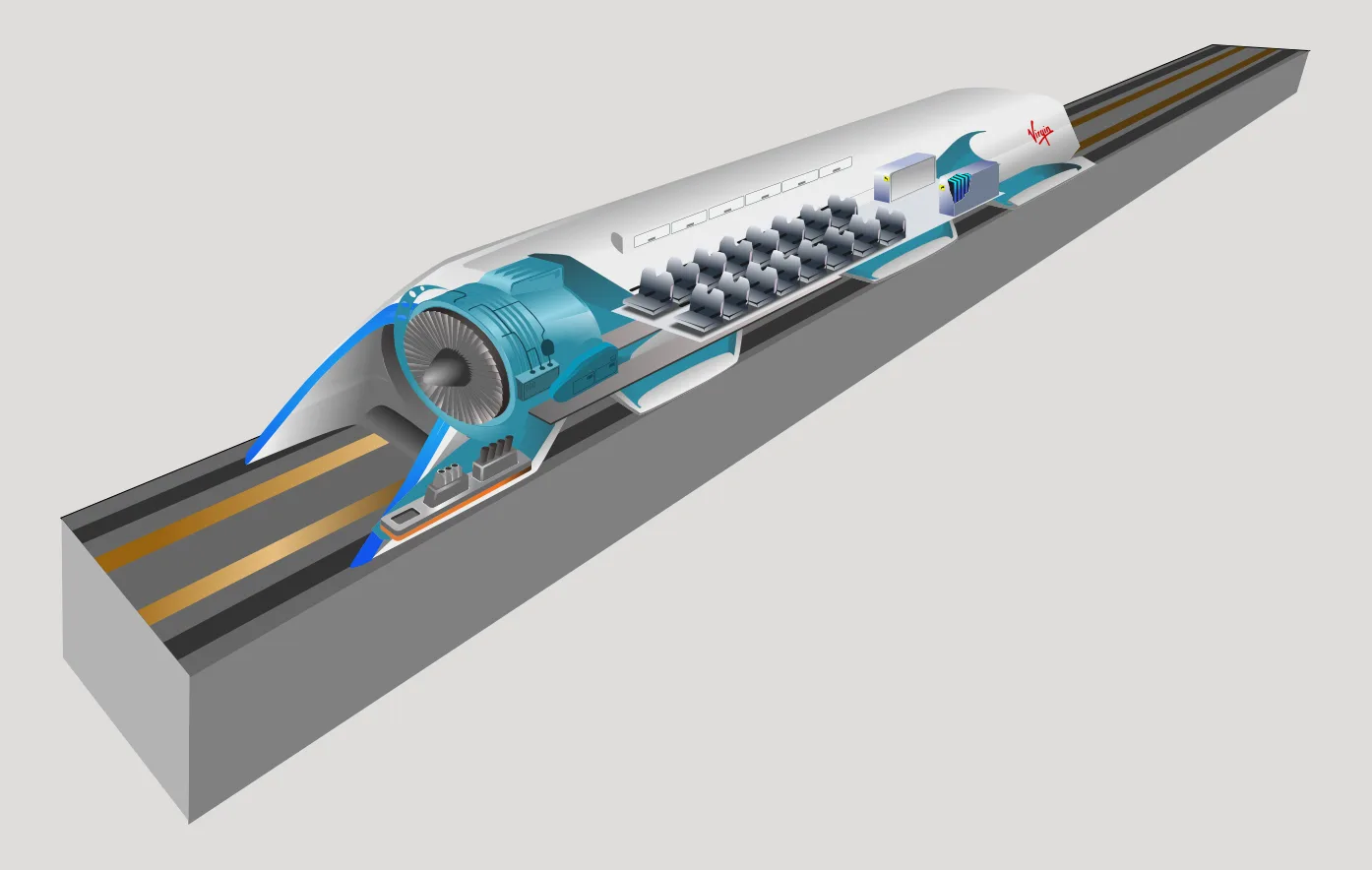 công nghệ Hyperloop, do Elon Musk đề xuất