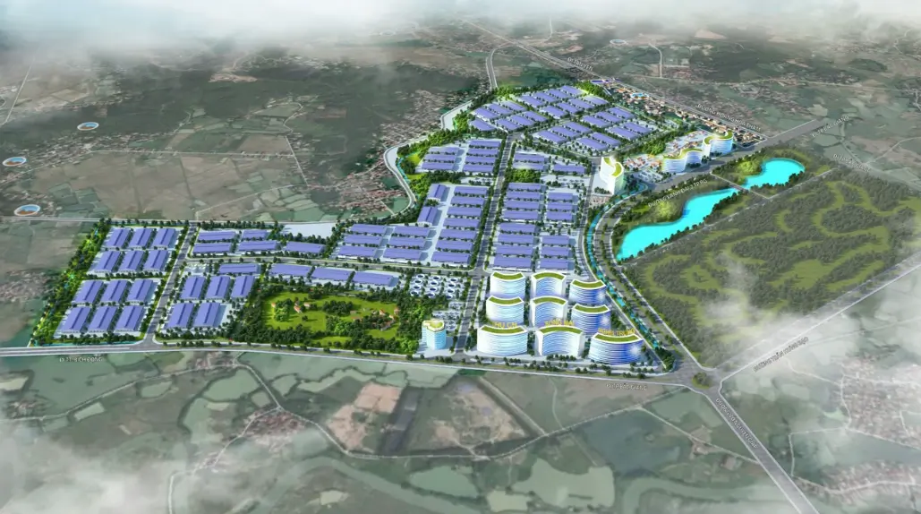 Thêm dự án KCN mới 200 ha tại Bắc Giang 2 Vị trí, phạm vi ranh giới lập Quy hoạch phân khu xây dựng Khu công nghiệp Song Mai - Nghĩa Trung, tỷ lệ 1/2.000 thuộc địa giới hành chính xã Nghĩa Trung, thị xã Việt Yên và xã Song Mai, phường Đa Mai, thành phố Bắc Giang, tỉnh Bắc Giang