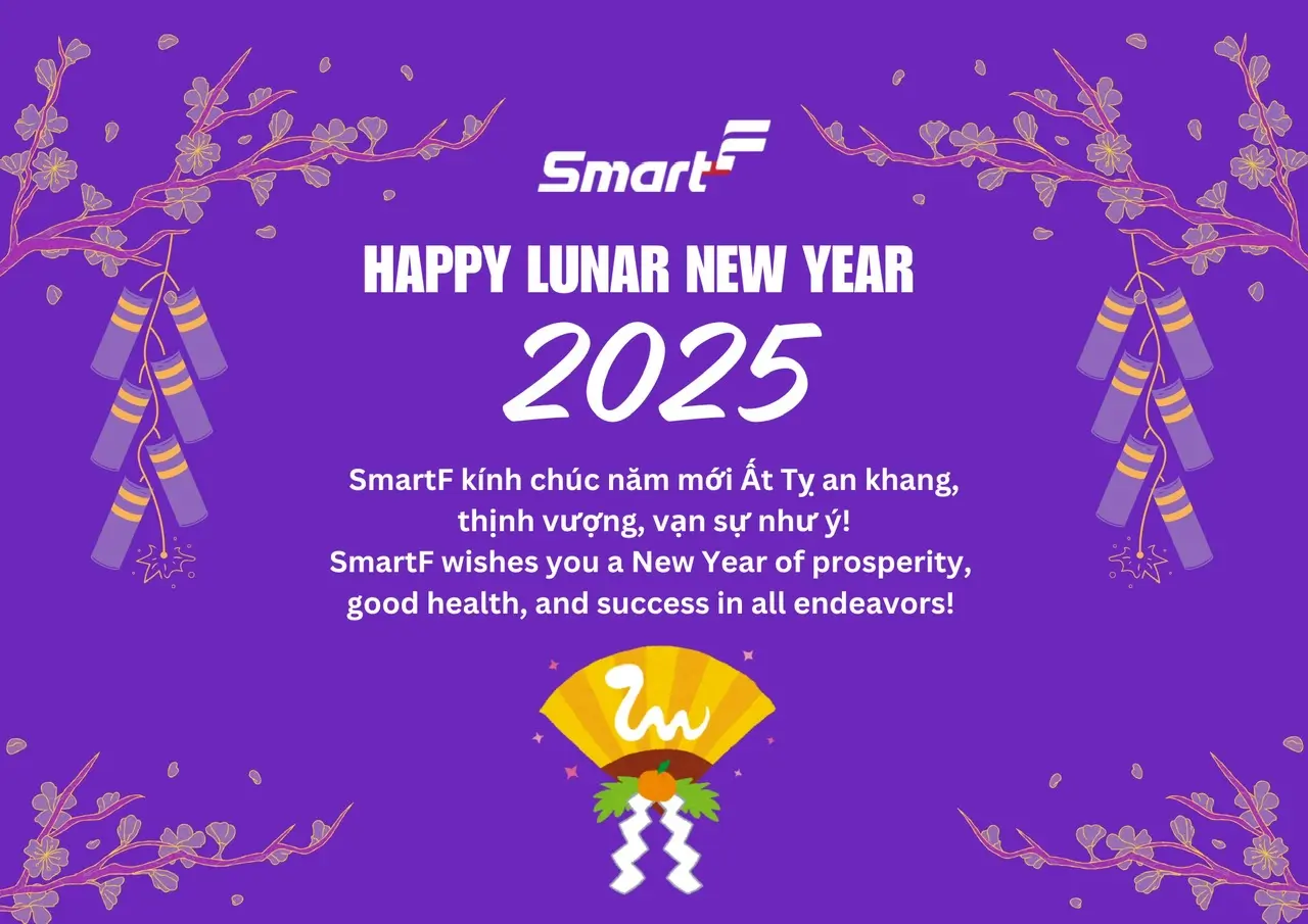 Chúc mừng năm mới! 1 SmartF chúc mừng năm mới!