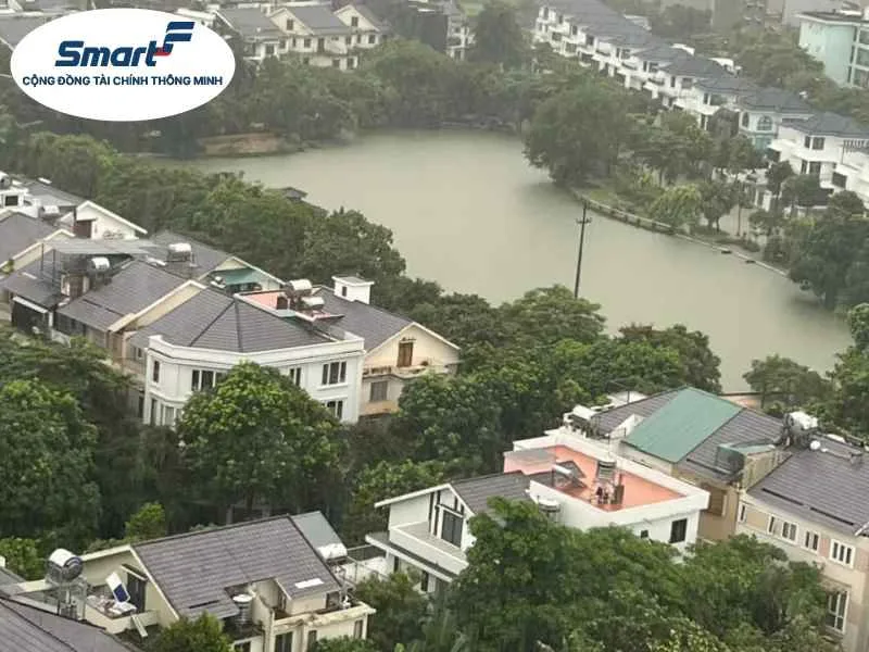 Hà Nội mưa ngập: Nhiều tuyến phố tê liệt, giao thông hỗn loạn 4 Khu do thi Smart City ven ho bi bao phu boi mua lon nhieu tuyen duong noi khu co nguy co ngap ung