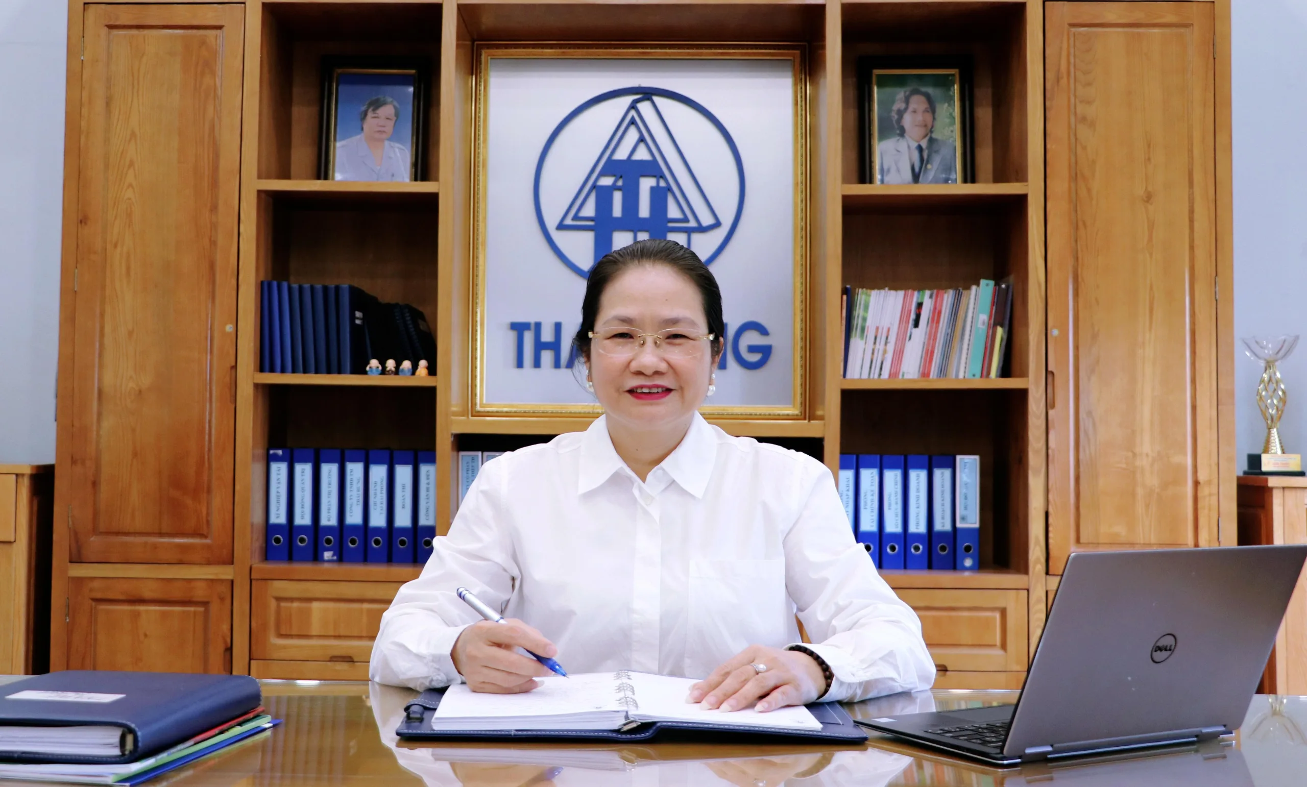 Ba Nguyen Thi Vinh Chu tich HDQT Cong ty co phan Thuong mai Thai Hung scaled