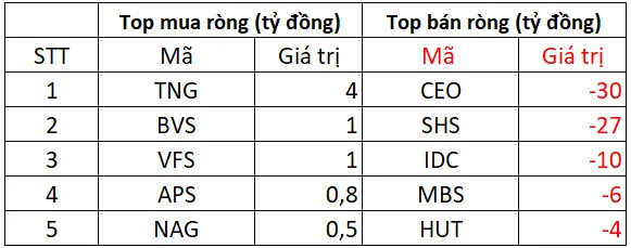 Khối ngoại tiếp đà bán ròng khi VN-Index giảm sâu 3 khoi ngoai giao dich san HNX phien 27t10