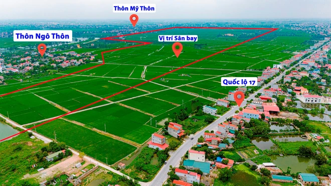 Sát vách Hà Nội chuẩn bị xuất hiện “sân bay 5 sao” gần 200.000 tỷ đồng 2 vi tri xay dung san bay gia binh